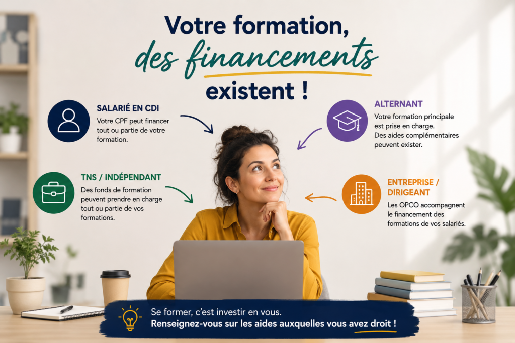 Visuel article aide formation